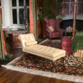 Load image into Gallery viewer, Gail Steffey Miniature Leather Fainting Sofa Chaise
