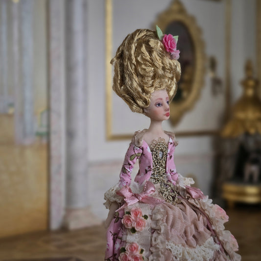 Agne Mikalauskiene CosyDolls Rococo Marie Antoinette Court Lady Doll