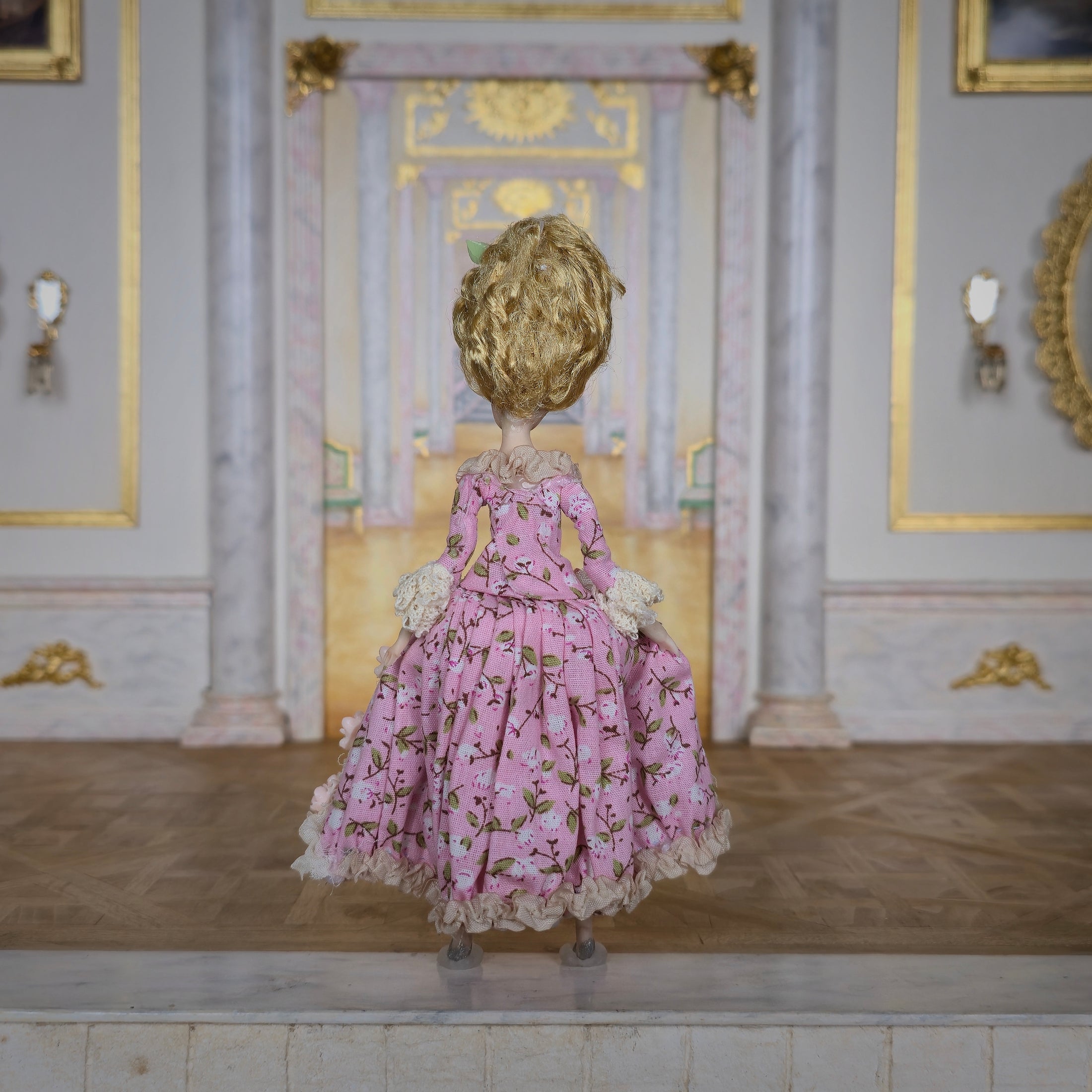 Agne Mikalauskiene CosyDolls Rococo Marie Antoinette Court Lady Doll