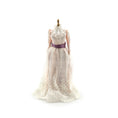 Load image into Gallery viewer, Vintage Artisan Victorian Ladies' Dress on Display Mannequin Lace Blush Silk
