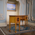 Load image into Gallery viewer, RARE Gil Mena Georgian Miniature Sideboard Inlay Burl Wood Sideboard Cabinet
