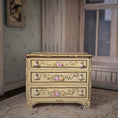 Load image into Gallery viewer, French Hand Painted Miniature Chest with Tassels Renee Isabelle 1:12
