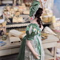 Load image into Gallery viewer, OOAK Dana Burton Porcelain Lady Doll in Green Silk Regency Gown
