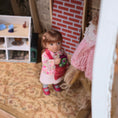 Load image into Gallery viewer, OOAK Catherine Muniere Girl Doll with Teddy Bear Bag IGMA
