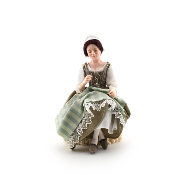 Miniature French Seamstress Doll Mariarita Baldan Aradia Creations Italy