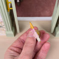 Load image into Gallery viewer, Miniature Glove Display Stand With Leather Gloves Dollhouse Accessory
