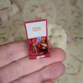 Load image into Gallery viewer, Miniature Perfume Gift Box Dollhouse Accessory Glass Bottle 1:12
