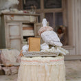 Load image into Gallery viewer, Miniature Lace Duck Vignette Janny Warnaar Victorian Textile Scene 1:12
