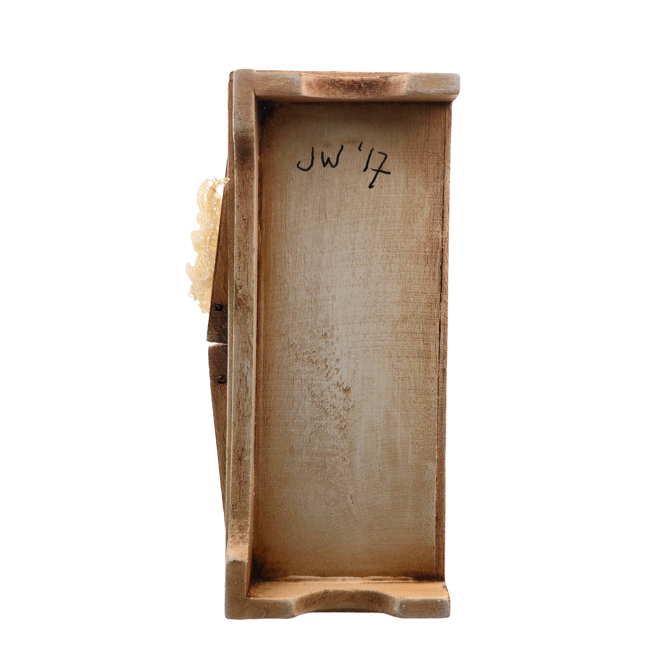 Janny Warnaar OOAK Miniature Cabinet Lace Sewing Vignette 1:12 Scale