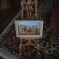 Load image into Gallery viewer, Okada Masaya Miniature Oil Painting The Gleaners by Millet 1:12 Scale
