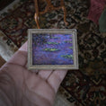 Load image into Gallery viewer, Okada Masaya Miniature Monet Water Lilies Framed Oil Painting 1:12 Scale
