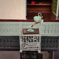Load image into Gallery viewer, OOAK Japanese Miniature Tea Room Box Vignette with Magnetic Teapot
