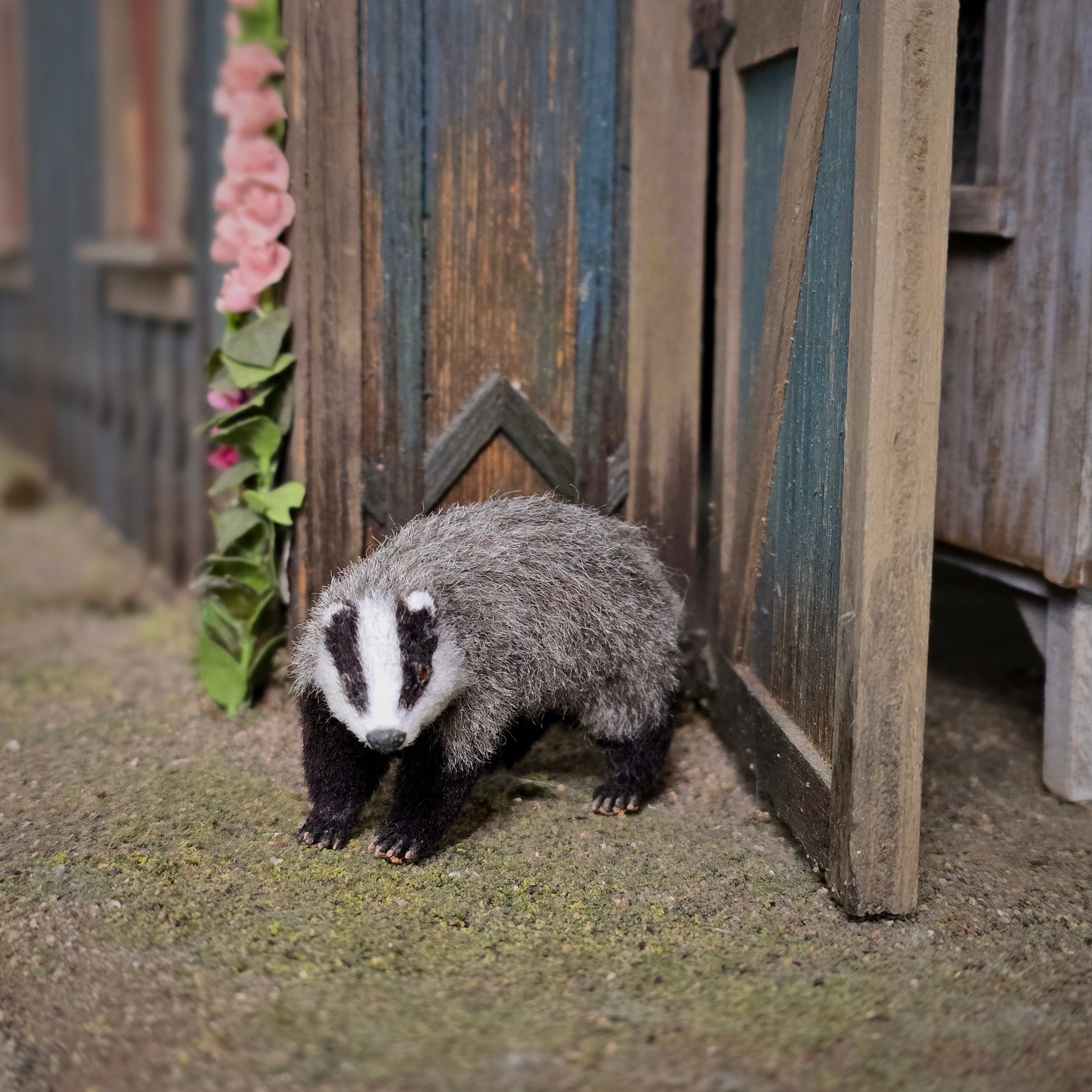 Takanashi Takumi OOAK Miniature Badger Animal Figure