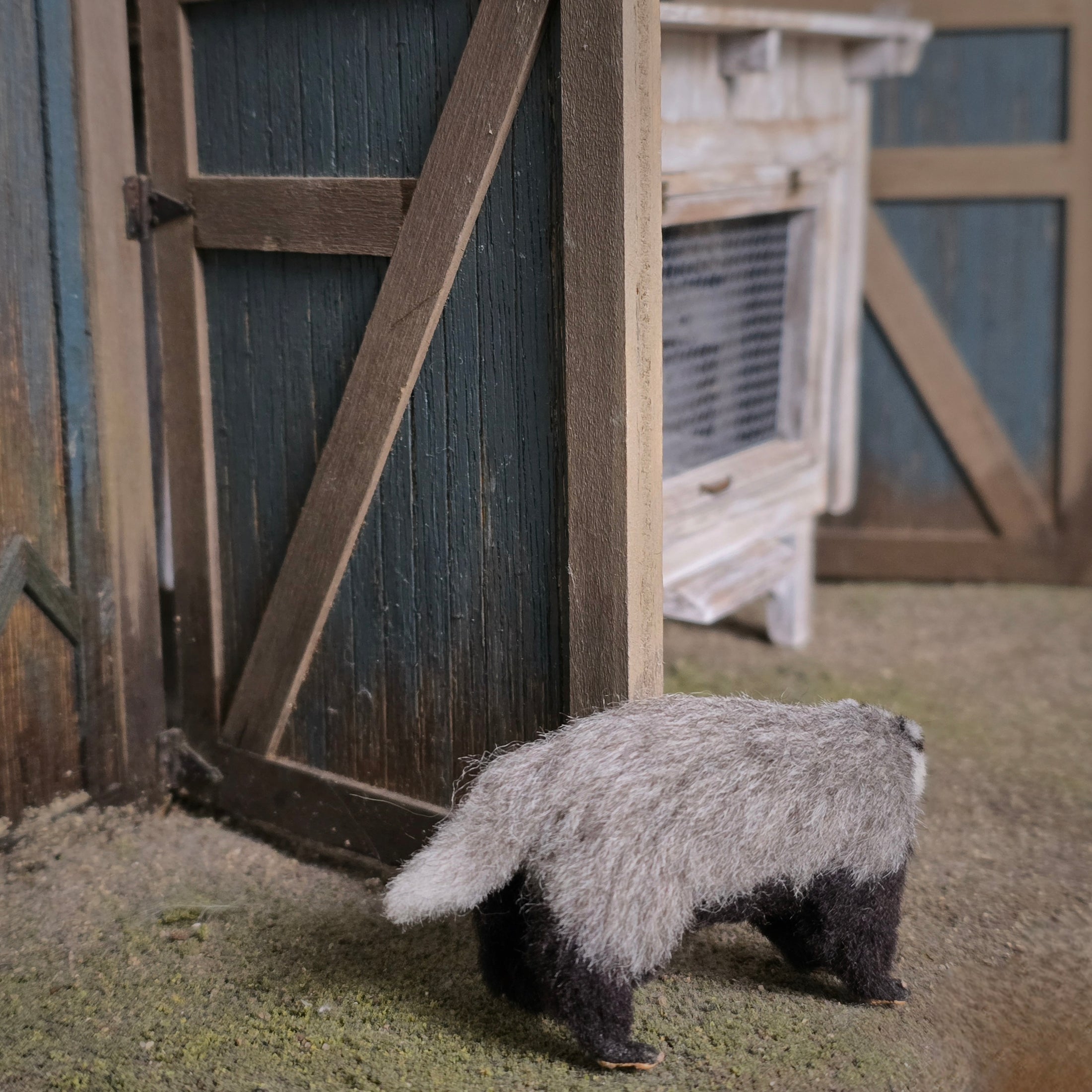 Takanashi Takumi OOAK Miniature Badger Animal Figure