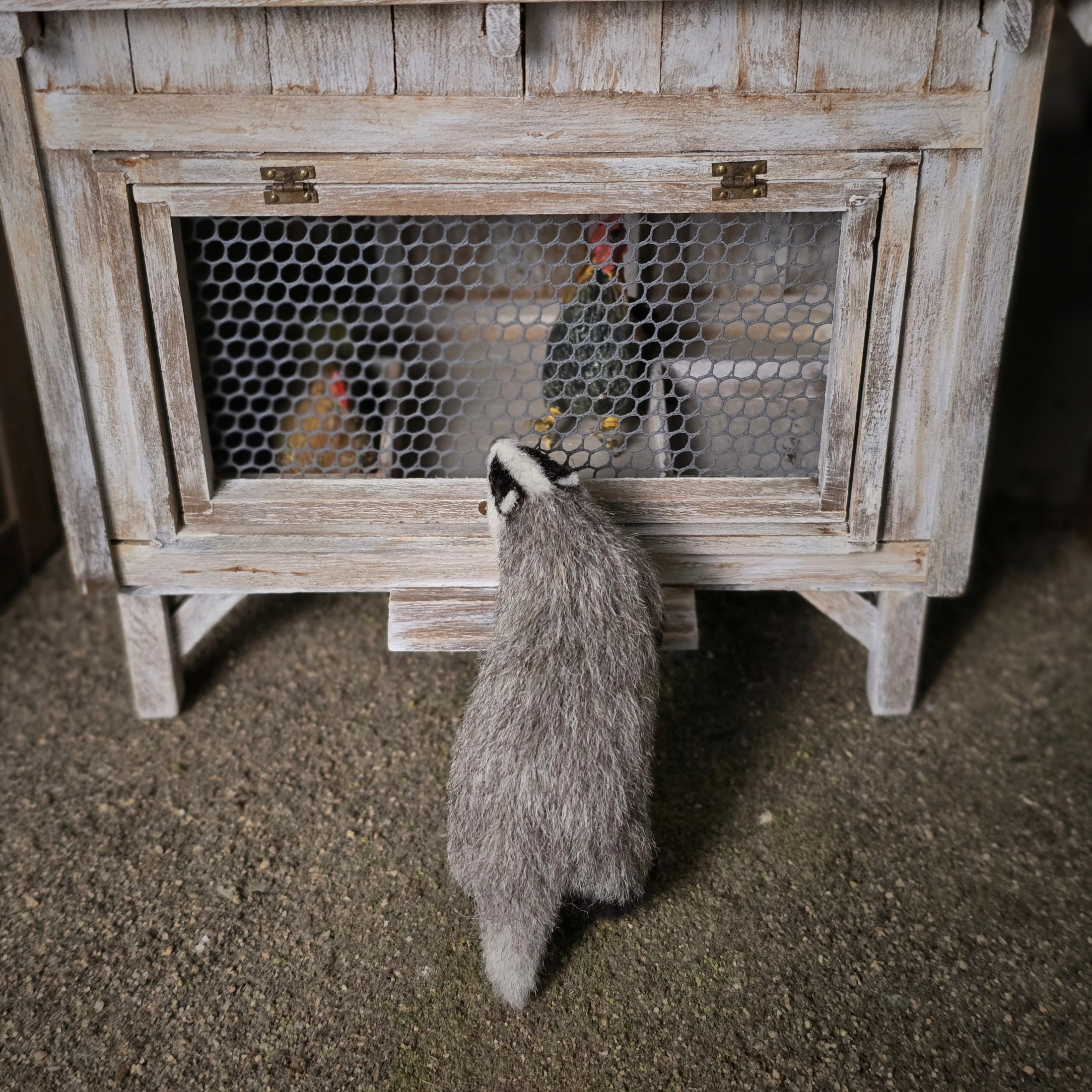 Takanashi Takumi OOAK Miniature Badger Animal Figure