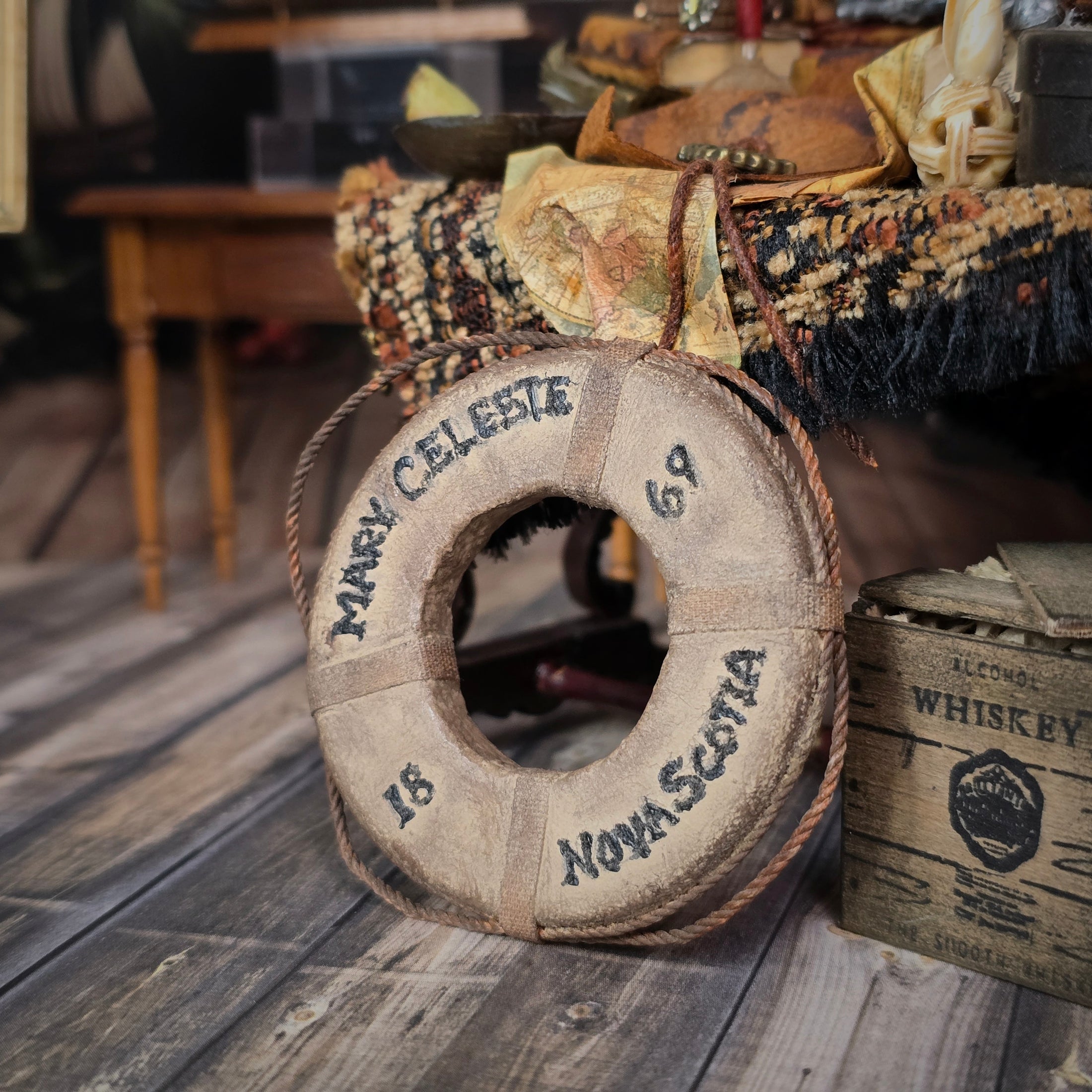 M. Stockton Miniature Nautical Life Preserver Wall Decor #1