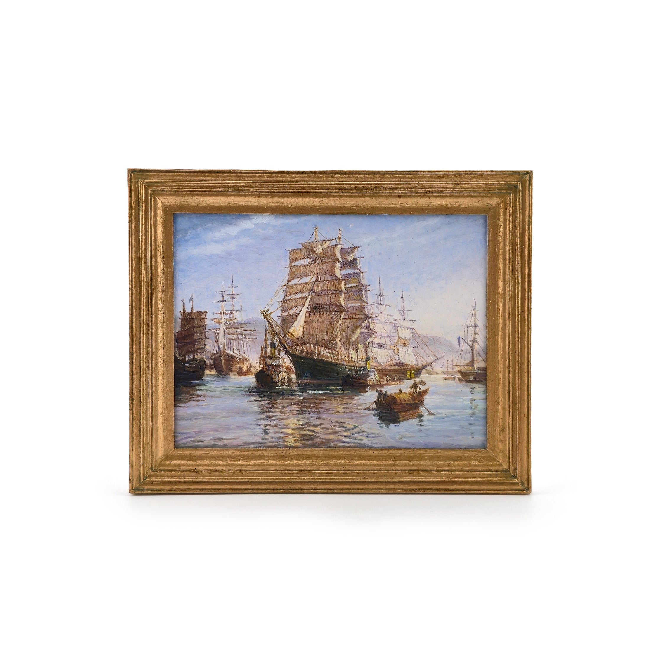 RESERVED Paul Saltarelli IGMA Artisan OOAK Thermopylae Leaving Foochow Oil Painting