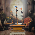Load image into Gallery viewer, Paul Saltarelli OOAK Hand-Painted Maritime Ship Model UNIQUE
