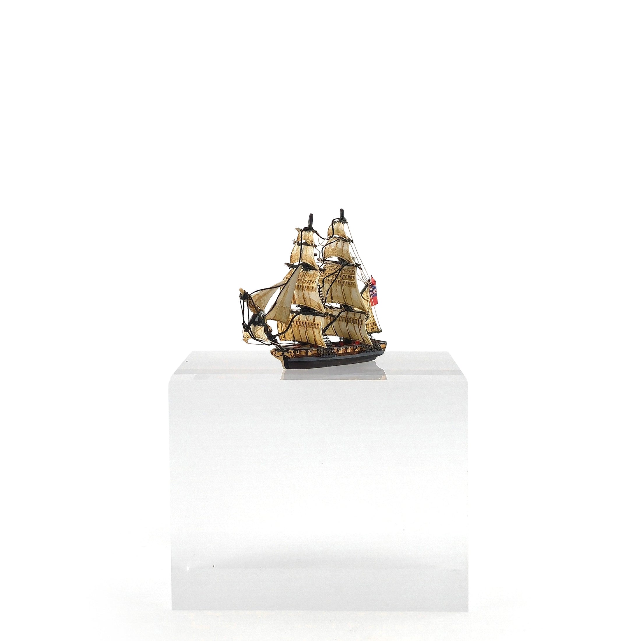 Tony Posada Mini Fleets Hand-Sculpted Metal British Sailing Ship