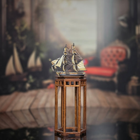 Tony Posada Mini Fleets Hand-Sculpted Metal British Sailing Ship