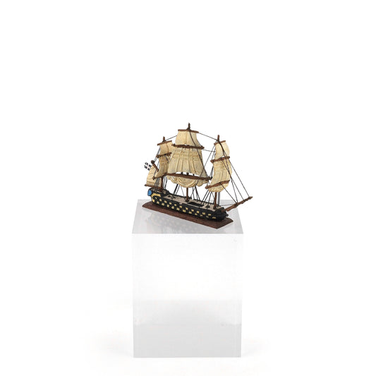 Tony Posada “Spartiate” Hand-Sculpted Clay Tall Ship Miniature (1982)