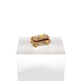 Load image into Gallery viewer, Miniature Shellwork Keepsake Trinket Box with Velvet Interior
