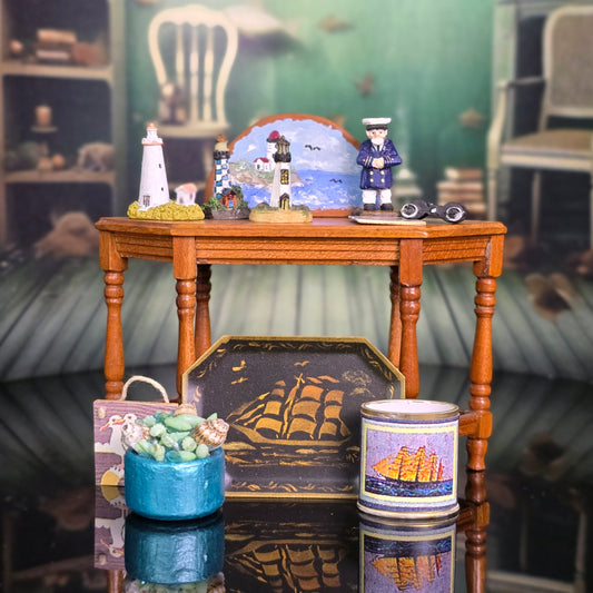 Miniature Lighthouse Nautical 11-Pc Seaside Decor Collection