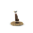 Load image into Gallery viewer, Miniature Seagull Dock Pilings Coastal Vignette OOAK
