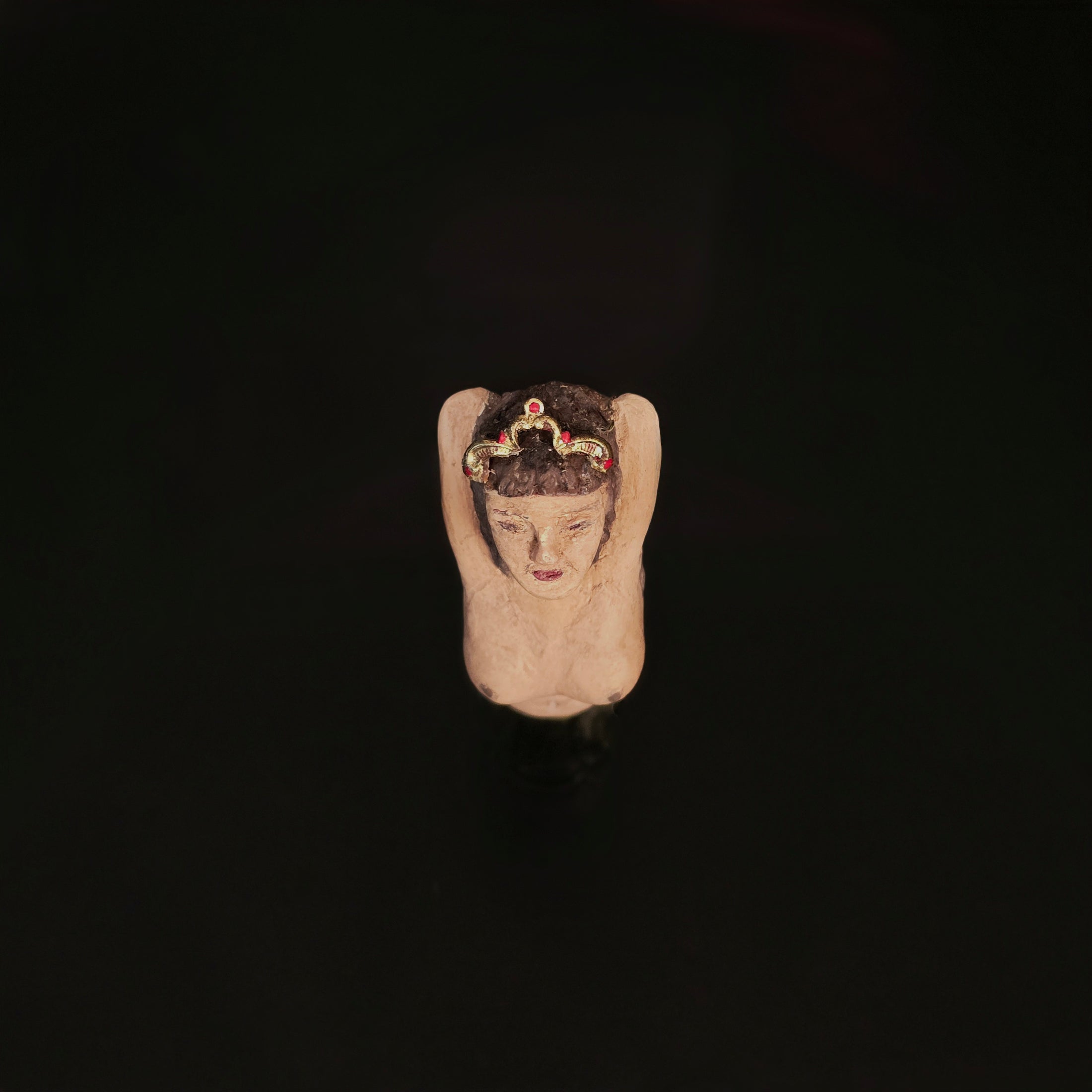 Miniature Mark & Sharon Stockton Mermaid Ship Masthead Sculpture