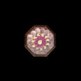Load image into Gallery viewer, Miniature Arthur Werner OOAK Sailor’s Valentine Shell Mosaic 2005 RARE

