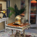Load image into Gallery viewer, Miniature Antique Style Brass Diving Helmet Nautical Replica
