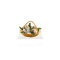 Load image into Gallery viewer, Pretty Coastal Seashell Basket Miniature Arrangement
