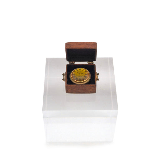Nantasy Fantasy Ship’s Clock in Hinged Wood Presentation Box