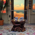 Load image into Gallery viewer, Sharon Stockton Faux Scrimshaw Eagle Tooth Display Pair
