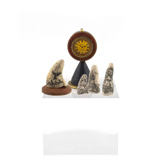 Stockton Scrimshaw Collection and Nantasy Fantasy Clock Nautical Grouping