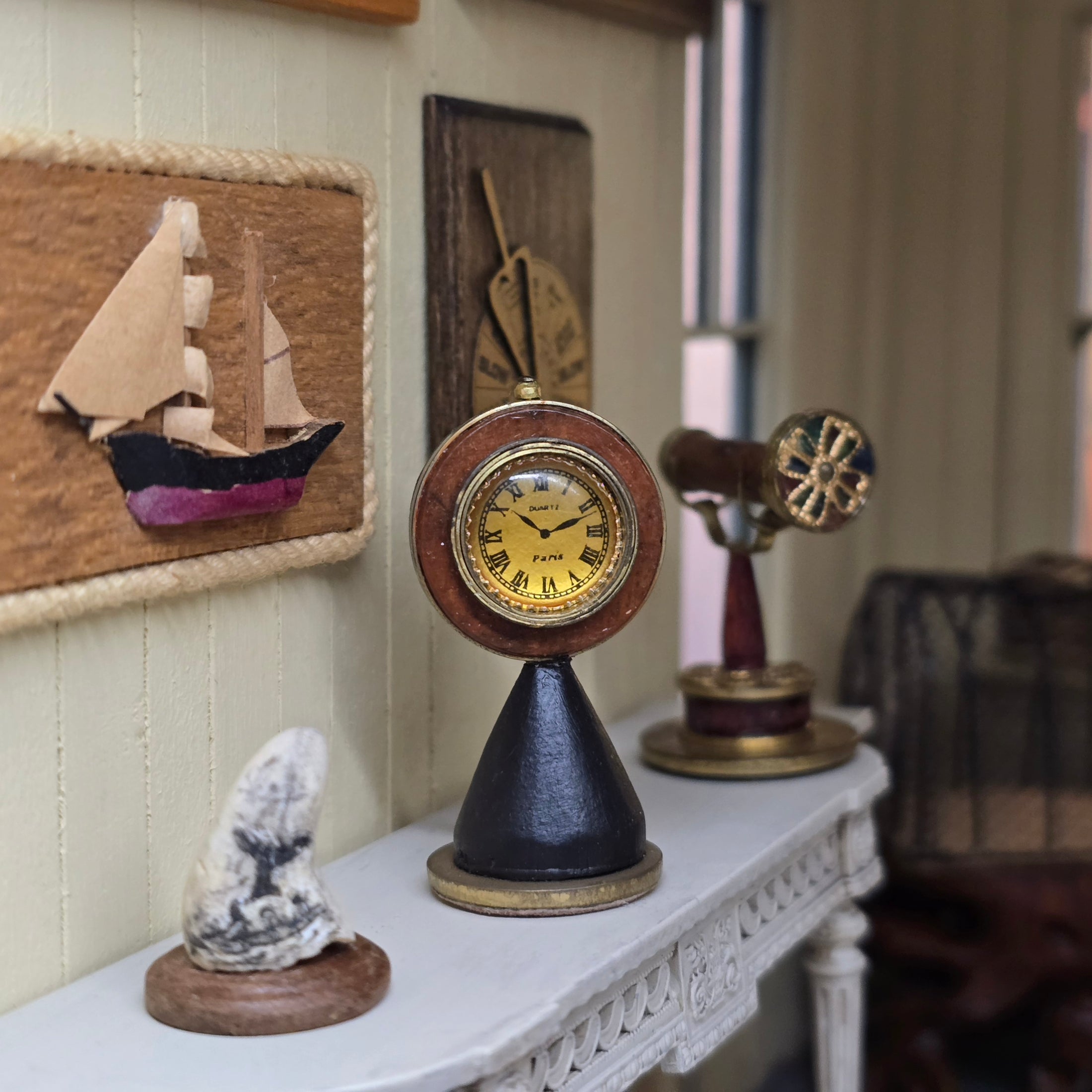 Stockton Scrimshaw Collection and Nantasy Fantasy Clock Nautical Grouping