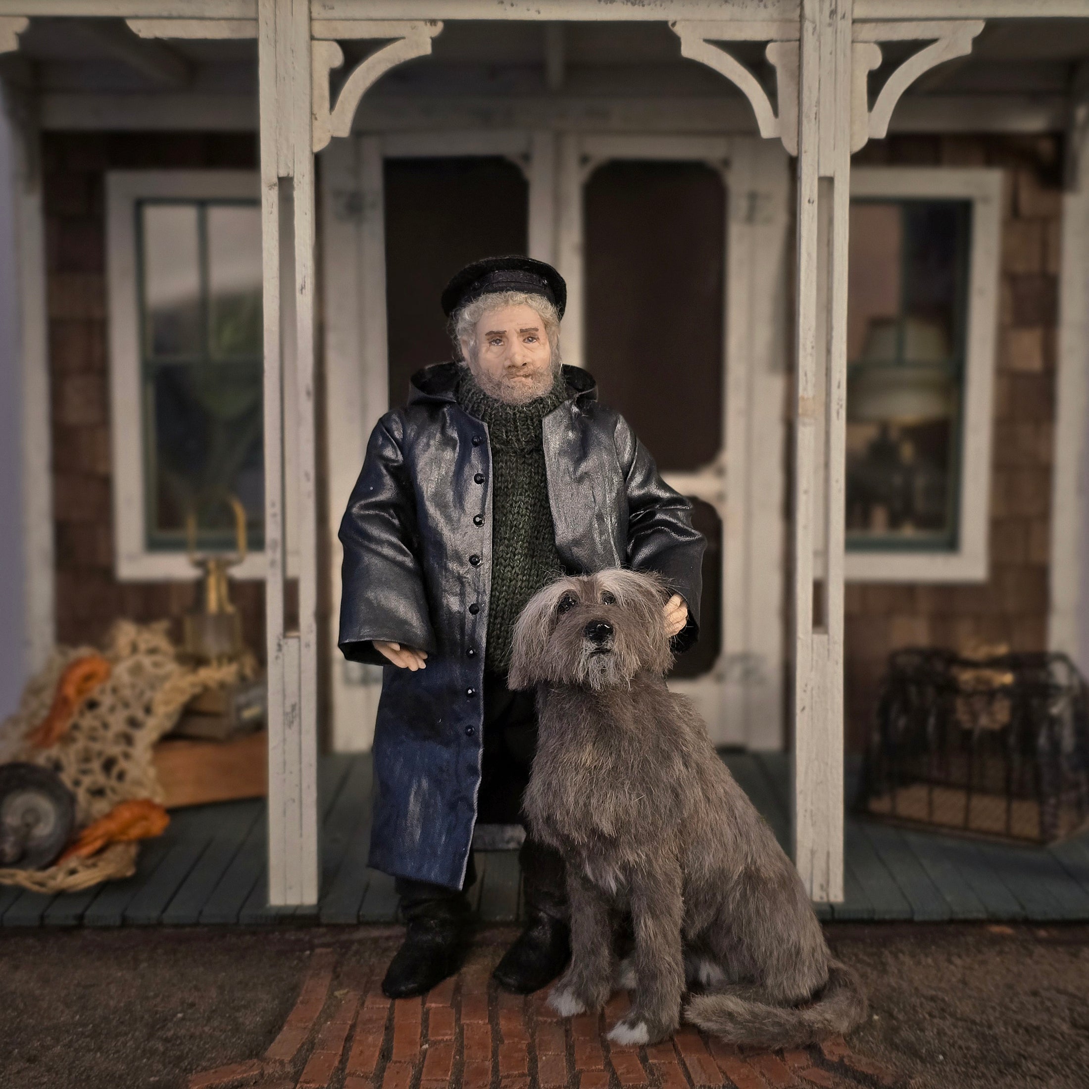 Fred the Coastal Fisherman or Boat Captain Character Doll by Tanya Harvey