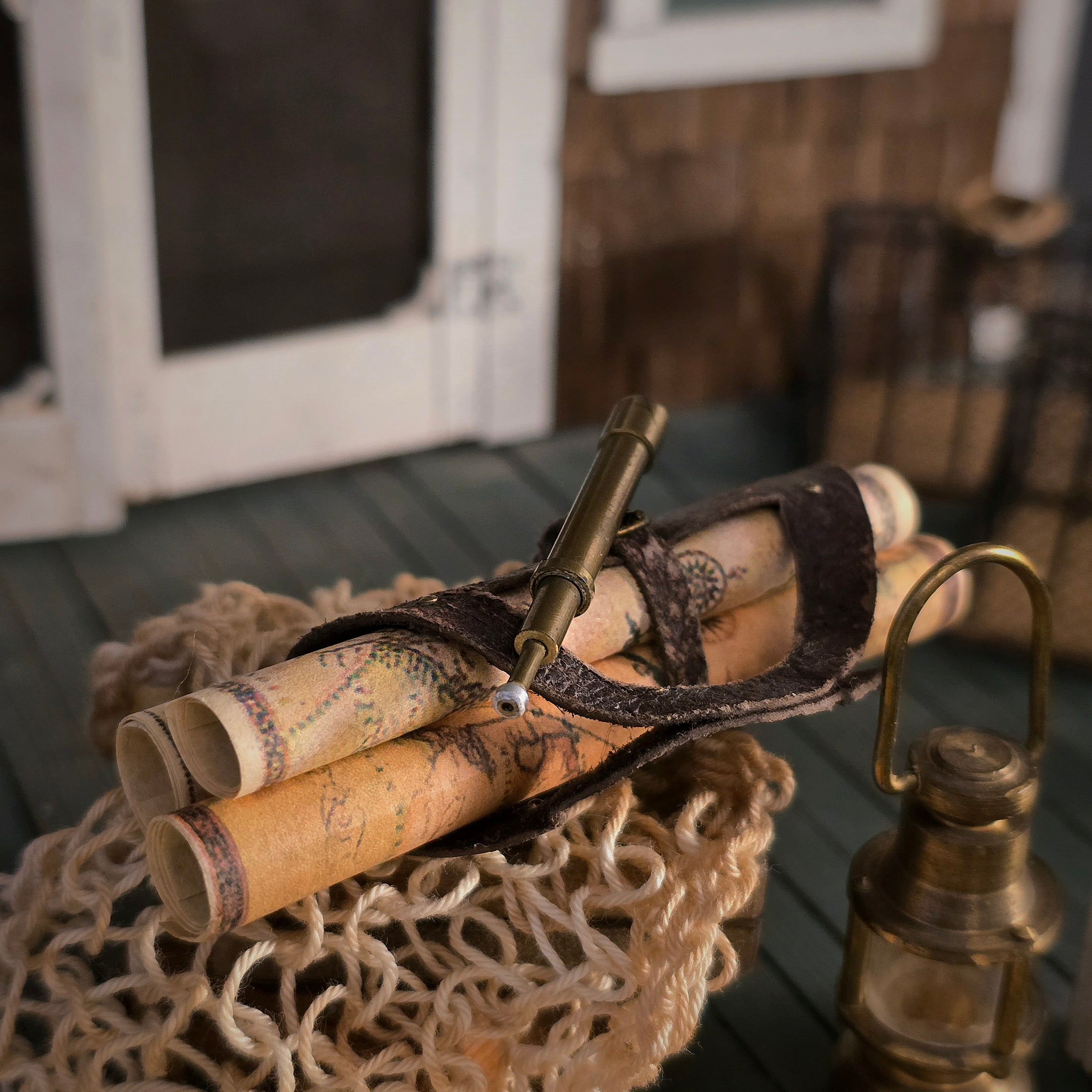 Miniature Nantasy Fantasy Brass Nautical Spyglass