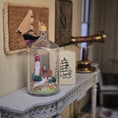 Load image into Gallery viewer, Mosaic Press Scrimshaw Book and Lighthouse in Bottle Nautical Display
