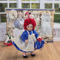 Load image into Gallery viewer, Tina Richardson Miniature Raggedy Ann Companion Doll & Presentation Set
