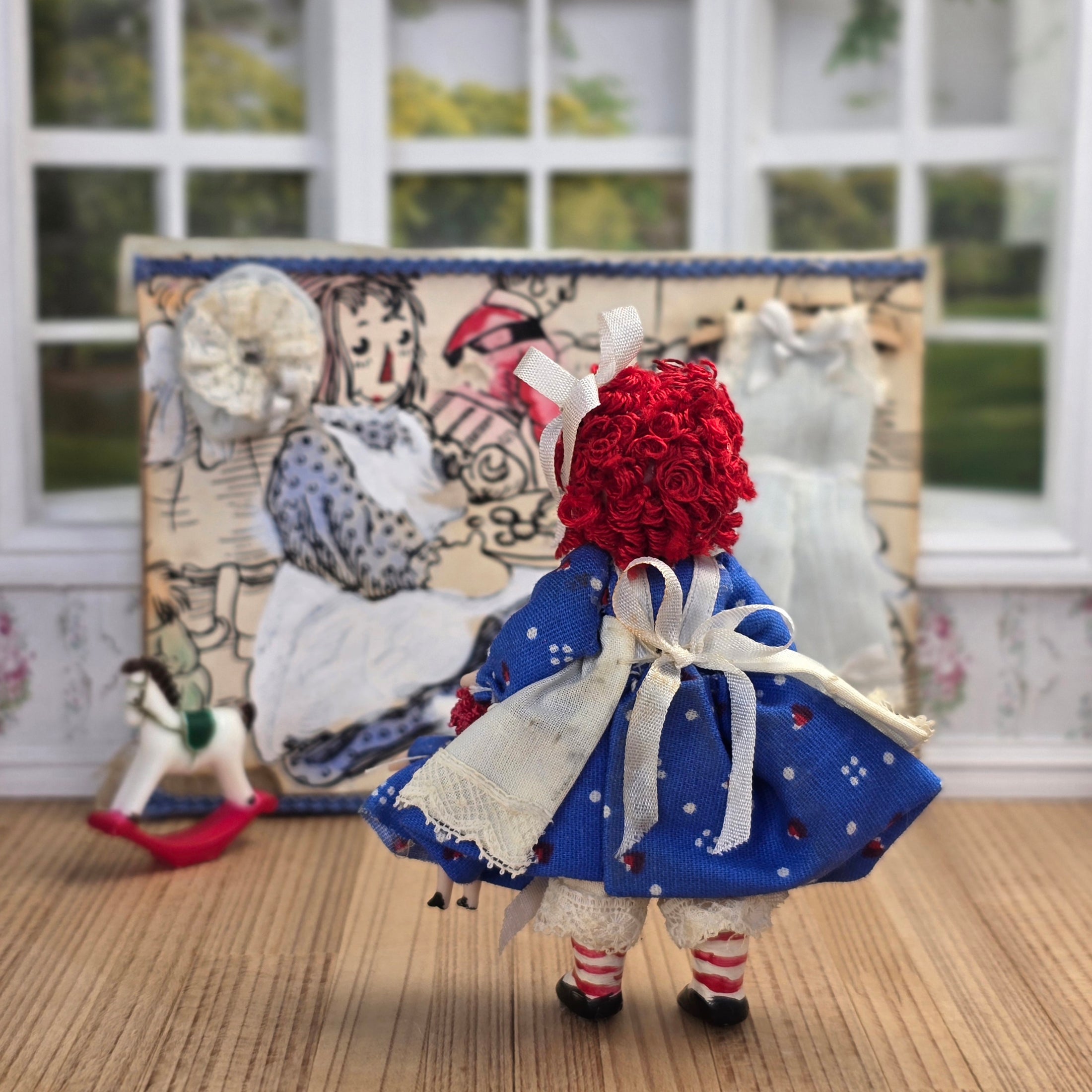 Tina Richardson Miniature Raggedy Ann Companion Doll & Presentation Set