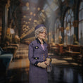 Load image into Gallery viewer, Sherry Colvin OOAK Elegant Society Lady in Tweed Suit Artisan Miniature Doll
