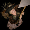 Load image into Gallery viewer, Gudrun Kolenda OOAK Street Preacher Lady Character Doll with Sign & Bible
