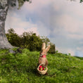 Load image into Gallery viewer, Bridget McCarty OOAK Storybook Style Wool Rabbit with Strawberry Basket
