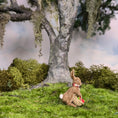 Load image into Gallery viewer, Bridget McCarty OOAK Storybook Style Wool Rabbit with Strawberry Basket
