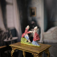 Load image into Gallery viewer, Miniature Betty Neiswender Rococo Courting Couple Porcelain Figurine
