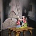 Load image into Gallery viewer, Miniature Betty Neiswender Rococo Courting Couple Porcelain Figurine
