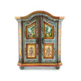 Load image into Gallery viewer, Hand-Painted OOAK Alpine Bauernschrank Folk Art Wardrobe by Aida Pravia of Spain
