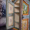 Load image into Gallery viewer, Hand-Painted OOAK Alpine Bauernschrank Folk Art Wardrobe by Aida Pravia of Spain
