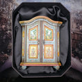 Load image into Gallery viewer, Hand-Painted OOAK Alpine Bauernschrank Folk Art Wardrobe by Aida Pravia of Spain
